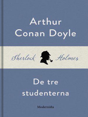 cover image of De tre studenterna (En Sherlock Holmes-novell)